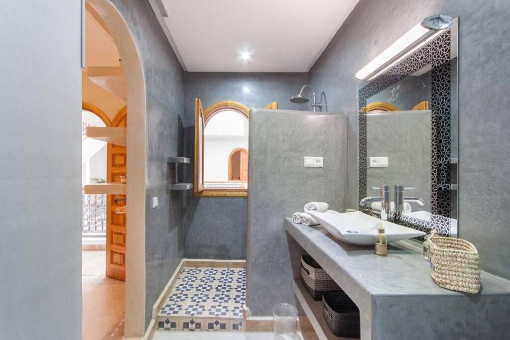 Riad Melilo Avec Piscine Chauffee Marrakesh Buitenkant foto