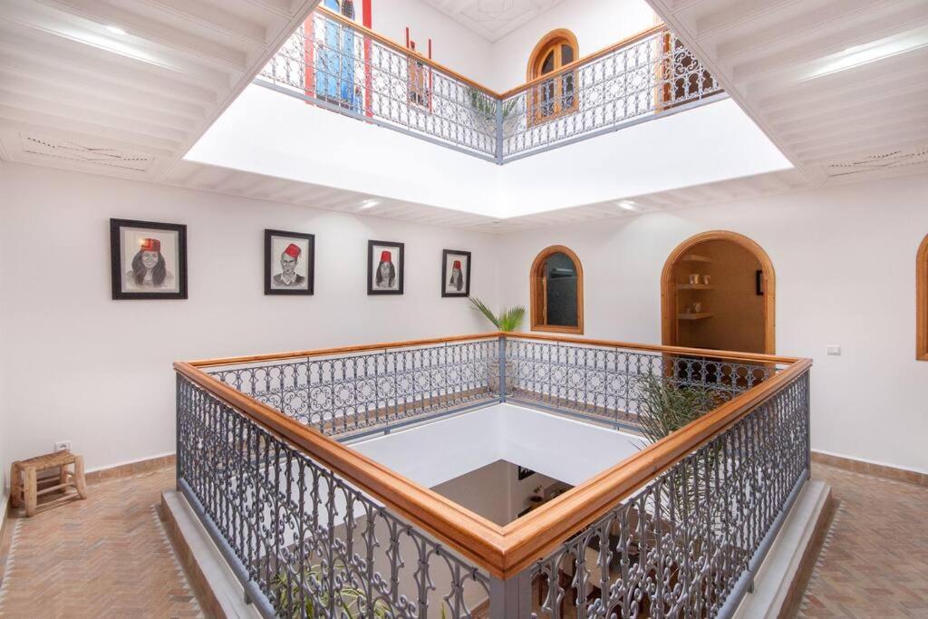 Riad Melilo Avec Piscine Chauffee Marrakesh Buitenkant foto