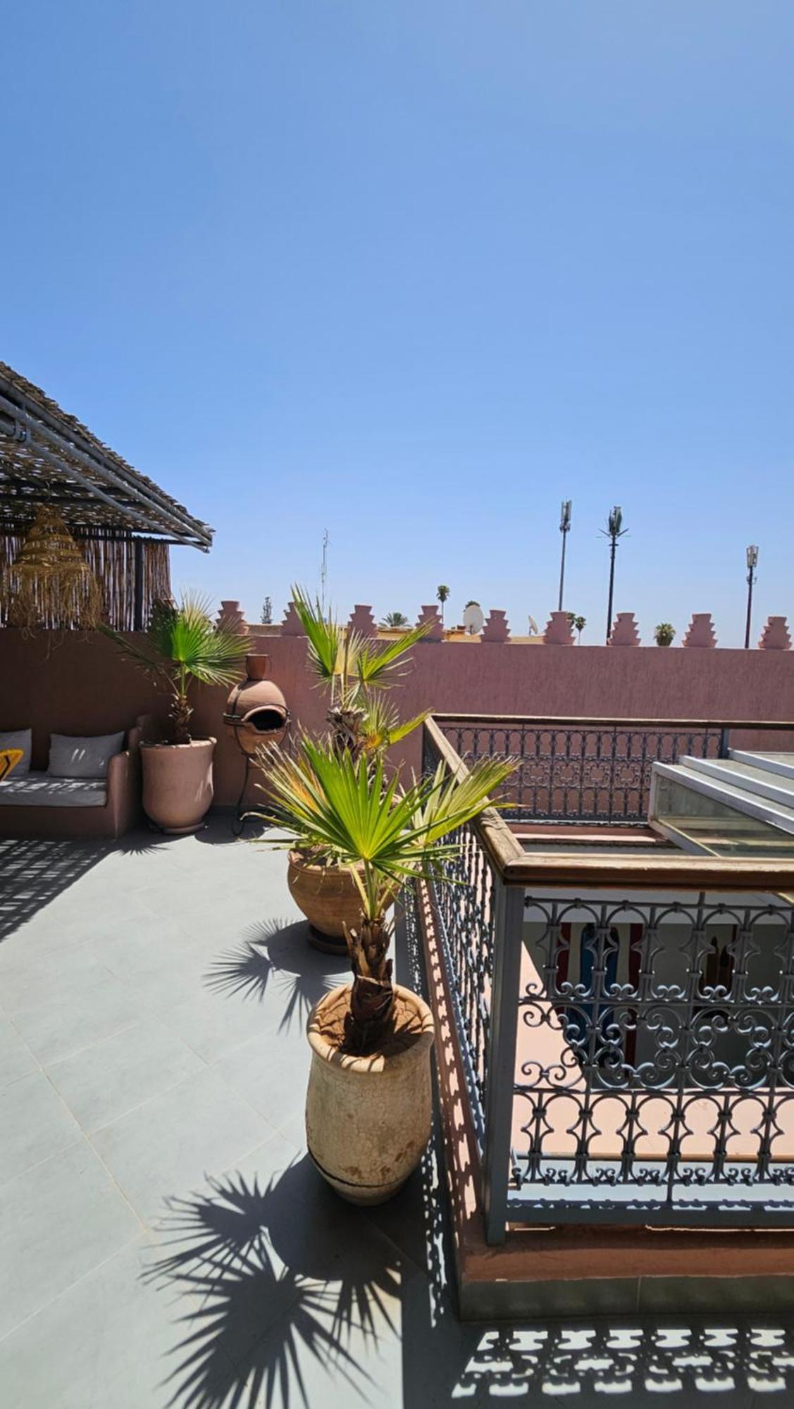 Riad Melilo Avec Piscine Chauffee Marrakesh Buitenkant foto