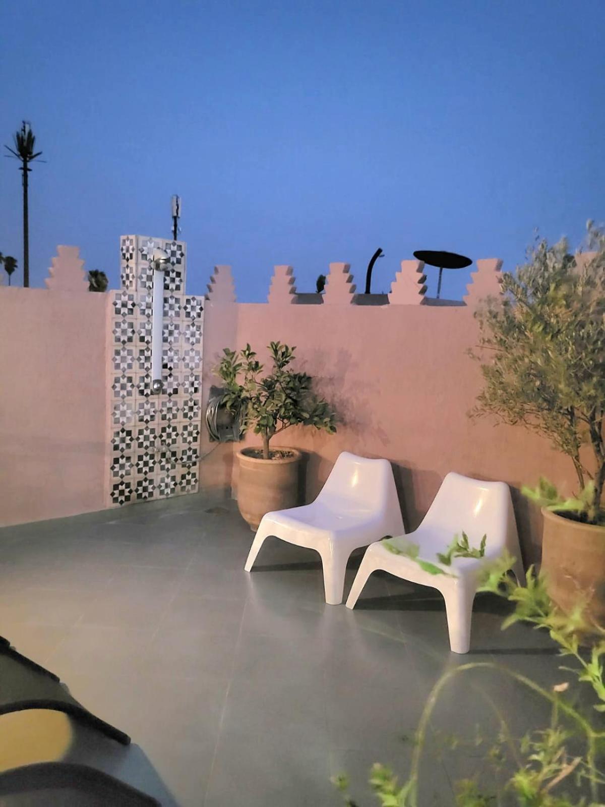 Riad Melilo Avec Piscine Chauffee Marrakesh Buitenkant foto