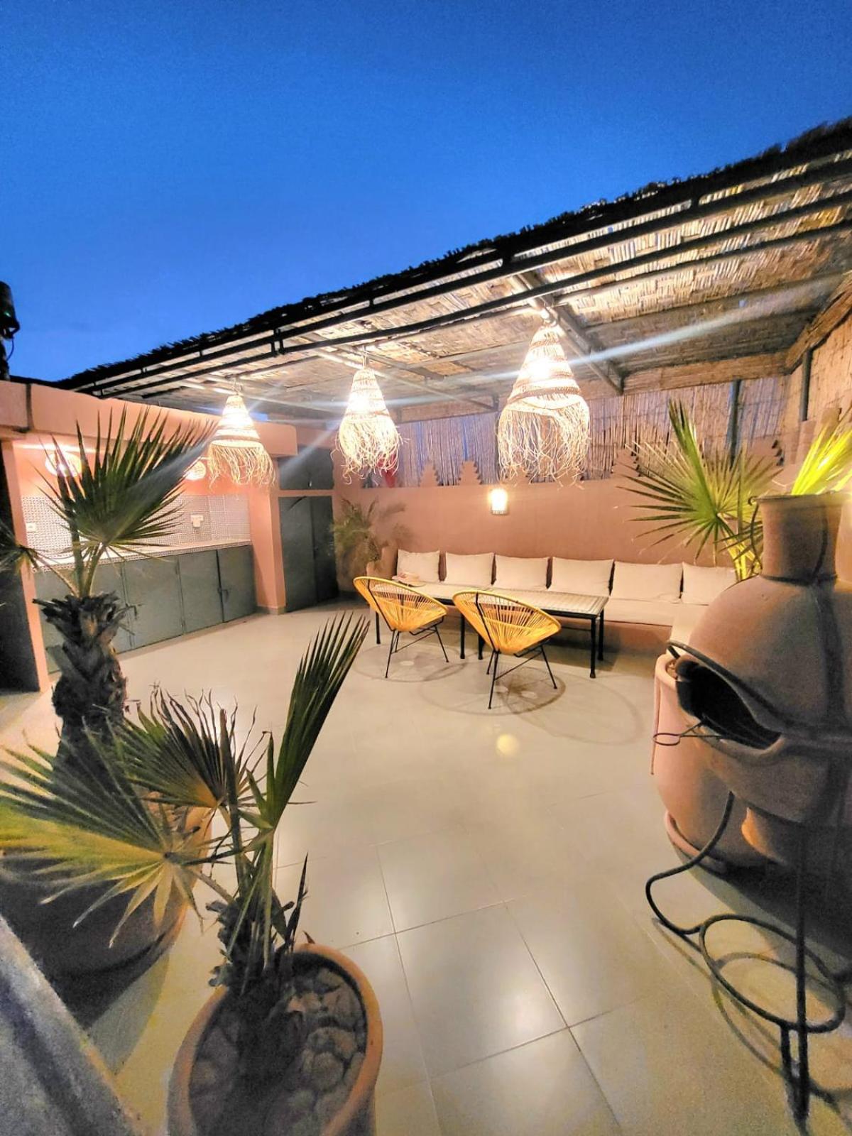 Riad Melilo Avec Piscine Chauffee Marrakesh Buitenkant foto