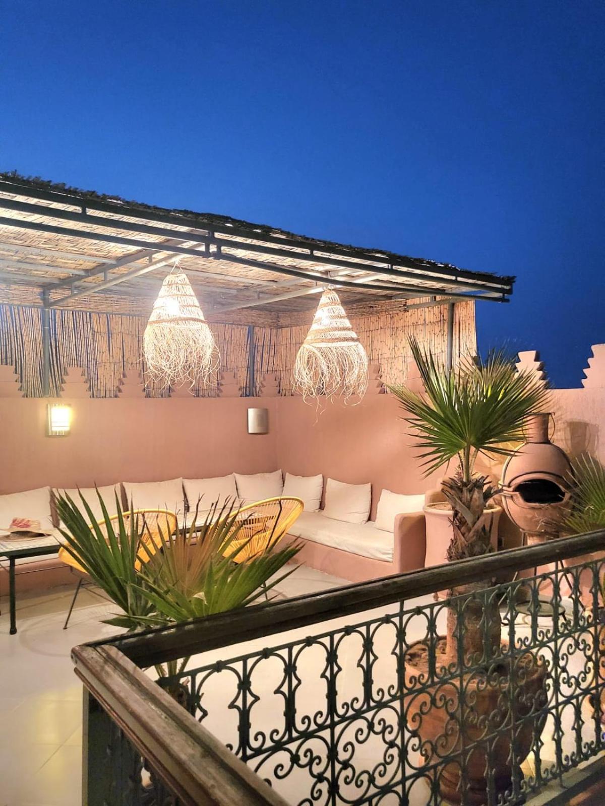 Riad Melilo Avec Piscine Chauffee Marrakesh Buitenkant foto