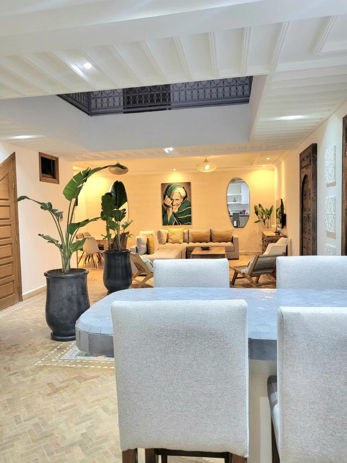 Riad Melilo Avec Piscine Chauffee Marrakesh Buitenkant foto