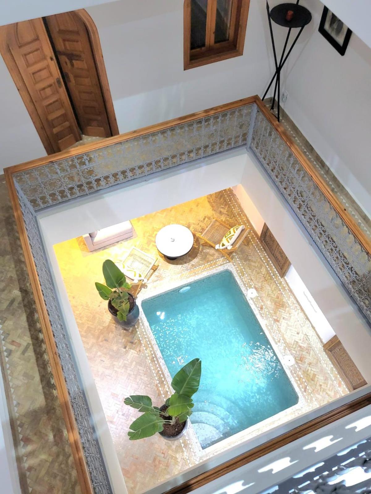 Riad Melilo Avec Piscine Chauffee Marrakesh Buitenkant foto